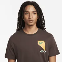 Nike Sportswear мужские футболка цвет коричневый