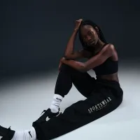Nike Sportswear Phoenix Fleece женская С высокой Талией оверсайз Sweatpants цвет черный