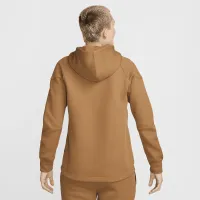 Nike Sportswear Tech Fleece Windrunner женская Full-Zip Толстовка с капюшоном цвет коричневый