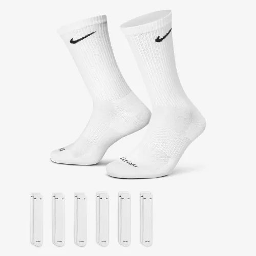 Nike Everyday Plus Cushioned тренировочные Crew носки (6 пары) цвет белый