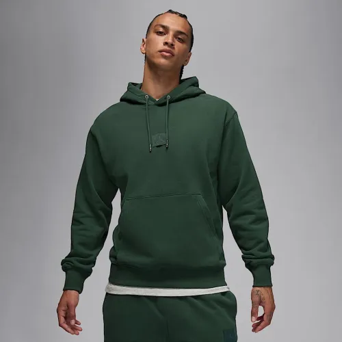 Nike Jordan Flight Fleece чоловічі Pullover Толстовка з капюшоном колір зелений