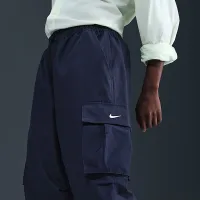 Nike Sportswear женская Mid-Rise оверсайз Woven Cargo Pants синий
