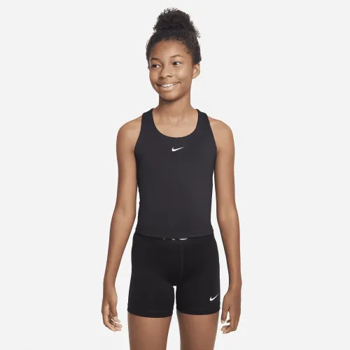 Nike Swoosh Big детские (Girls') Tank Sports Bra цвет черный