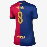 Pedri Barcelona 2024/25 Stadium Home женская Nike Dri-FIT Soccer Jersey синий