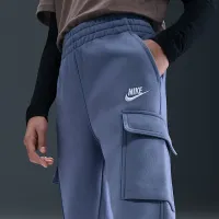 Nike Sportswear Club Fleece Big дитячі Cargo Pants блакитний