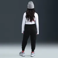 Nike Sportswear Tech Fleece Girls' Joggers (Extended Size) цвет черный