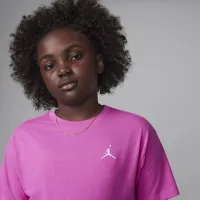 Nike Jordan MJ Brooklyn Essentials Big детские футболка Pink