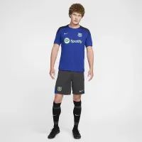 FC Barcelona Strike Third мужские Nike Dri-FIT Soccer Knit Short-Sleeve Top синий
