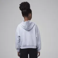 Nike Jordan Brooklyn Essentials Little дитячі Pullover Толстовка з капюшоном колір сірий