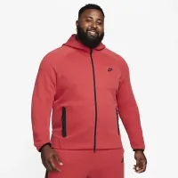 Nike Sportswear Tech Fleece Windrunner чоловічі Full-Zip Толстовка з капюшоном колір червоний