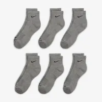 Nike Everyday Plus Cushioned тренировочные Ankle носки (6 пары) цвет серый