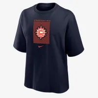 Connecticut Sun жіноча Nike WNBA Boxy футболка блакитний
