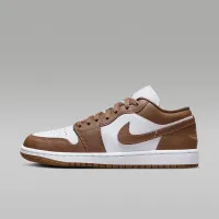Nike Air Jordan 1 Low женская Кроссовки цвет коричневый