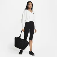 Nike Sportswear Phoenix Fleece женская Cropped V-Neck Top цвет белый