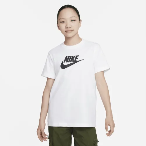 Nike Sportswear Big дитячі (Girls') футболка колір білий