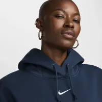 Nike Sportswear Phoenix Fleece жіноча оверсайз Pullover Толстовка з капюшоном блакитний
