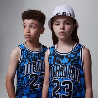 Nike Jordan23 Big дитячі Printed Jersey блакитний