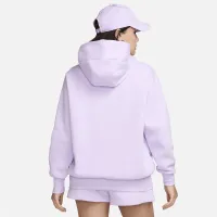 Nike Sportswear Phoenix Fleece жіноча оверсайз Pullover Толстовка з капюшоном колір фіолетовий
