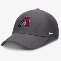 Arizona Diamondbacks Club мужские Nike Dri-FIT MLB Adjustable Hat цвет серый