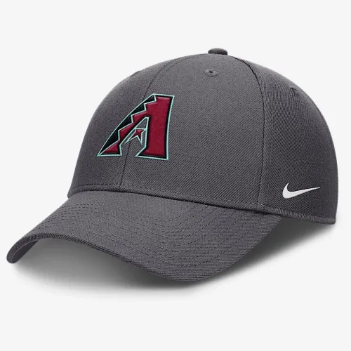 Arizona Diamondbacks Club мужские Nike Dri-FIT MLB Adjustable Hat цвет серый