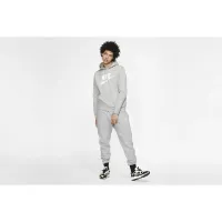 Nike Sportswear Club Fleece мужские Graphic Pullover Толстовка с капюшоном цвет серый