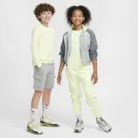 Nike Sportswear Big детские Long-Sleeve футболка цвет зеленый