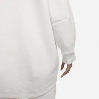 Nike Sportswear Tech Fleece женская оверсайз Full-Zip Толстовка с капюшоном Cape цвет серый