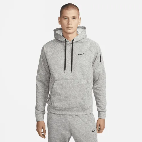 Nike Therma чоловічі Therma-FIT Hooded Fitness Pullover колір сірий