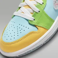 Nike Jordan 1 Mid SE Little Kids' взуття Blue