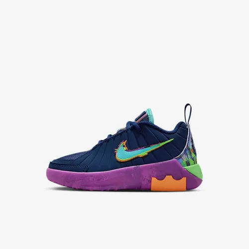 Nike LeBron Witness 9 Little детские баскетбольные Кроссовки синий
