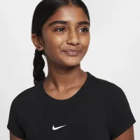 Nike Sportswear Big дитячі (Girls') Cropped футболка колір чорний