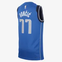Luka Dončić Mavericks Icon Edition Big дитячі Nike NBA Swingman Jersey блакитний