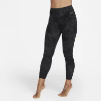 Nike Zenvy Tie-Dye женская Gentle-Support С высокой Талией 7/8 лосины цвет черный