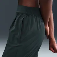 Nike 24.7 PerfectStretch женская Dri-FIT С высокой Талией Loose Wide-Leg Pants цвет зеленый