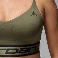 Nike Jordan Sport Indy женская Light Support Sports Bra цвет зеленый