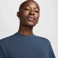 Nike One Relaxed жіноча Dri-FIT Short-Sleeve Top блакитний