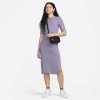 Nike Sportswear Essential жіноча Tight Midi Костюм колір фіолетовий