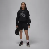 Nike Jordan Brooklyn Fleece жіноча шорти колір чорний