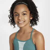 Nike Indy Big дитячі (Girls') Sports Bra колір зелений