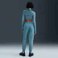 Nike Sportswear Phoenix Fleece женская Mid-Rise Sweatpants синий