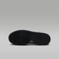 Nike Air Jordan 1 Mid Big детские Кроссовки цвет черный