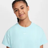 Nike Sportswear Essential Big детские (Girls') футболка синий