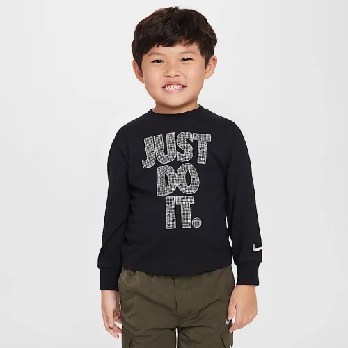 Nike Shine Toddler Long Sleeve футболка цвет черный