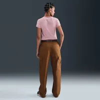 Nike Sportswear Chill Knit жіноча Slim Cropped футболка Pink