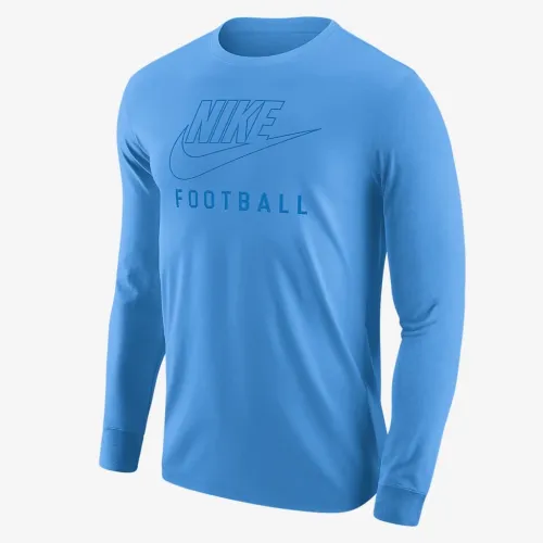 Nike Swoosh мужские Football Long-Sleeve футболка синий