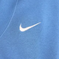 Nike Sportswear Phoenix Fleece женская Cropped V-Neck Top синий