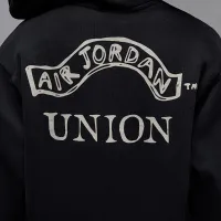 Nike Jordan x Union LA чоловічі Fleece Толстовка з капюшоном колір чорний