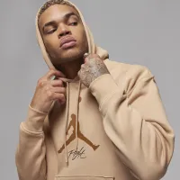 Nike Jordan Essentials мужские Fleece Толстовка с капюшоном цвет коричневый