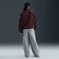 Nike Sportswear Phoenix Fleece женская С высокой Талией Wide-Leg Pants цвет серый