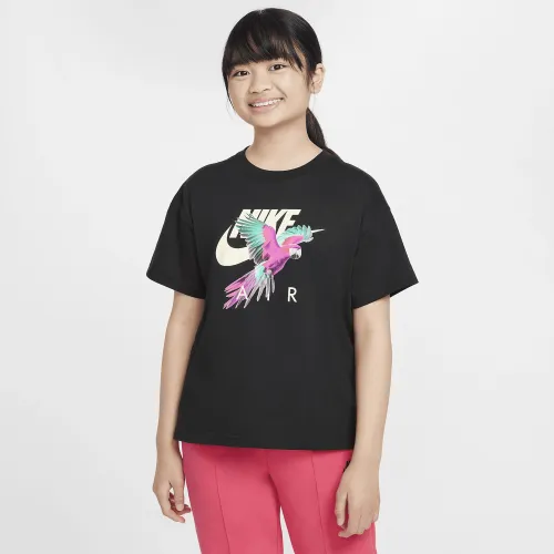 Nike Air Big дитячі (Girls') футболка колір чорний